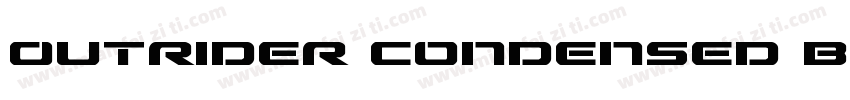 Outrider Condensed B字体转换
